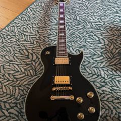 Harley Benton SC-500 BK Vintage Series Black / Gold