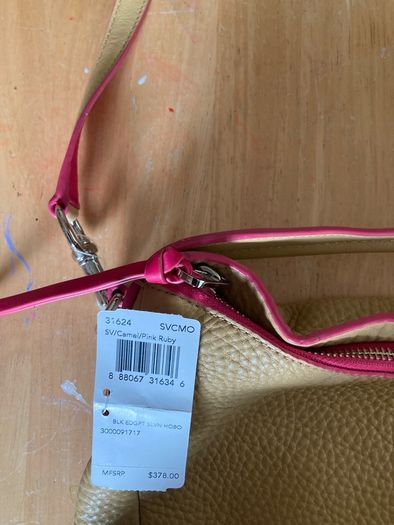 Coach leather hobo bag