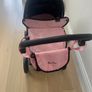 Pink & black dolls pram - Silvercross Image 2