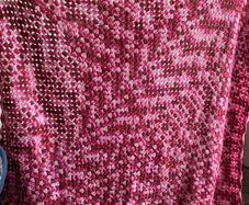 Handmade crochet blanket