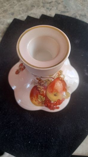 royal worcester pallisy candle stand