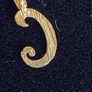9ct Gold Letter C Pendant NEW Image 3