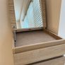 IKEA MALM 6 Drawer Chest with Mirror,Almost New Image 2