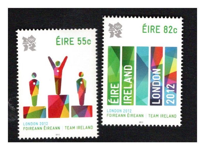 2012 Ireland Olympic Games Commemorative Stamps Mint Never Hinged (MNH)