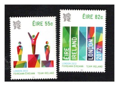 2012 Ireland Olympic Games Commemorative Stamps Mint Never Hinged (MNH)