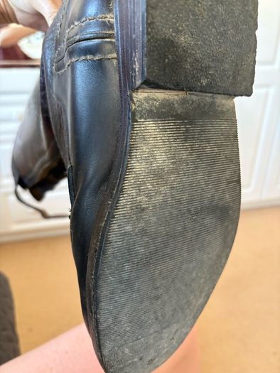 Leather Polo Boots Front Closing Size 40.5
