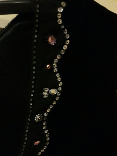 Black evening top Size 12