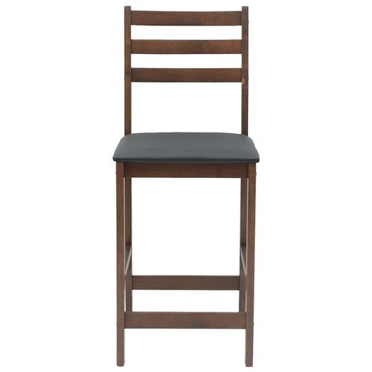 Dining Chairs 2 pcs Solid Rubber Wood Light Brown