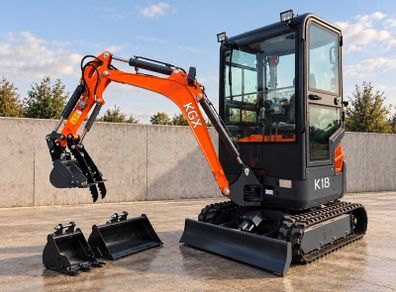 NEW 1.8ton Mini Digger Kubota Powered KGX K18