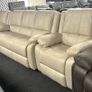 New 3+2  Beige Larson Microfibre Fabric Sofa Image 10