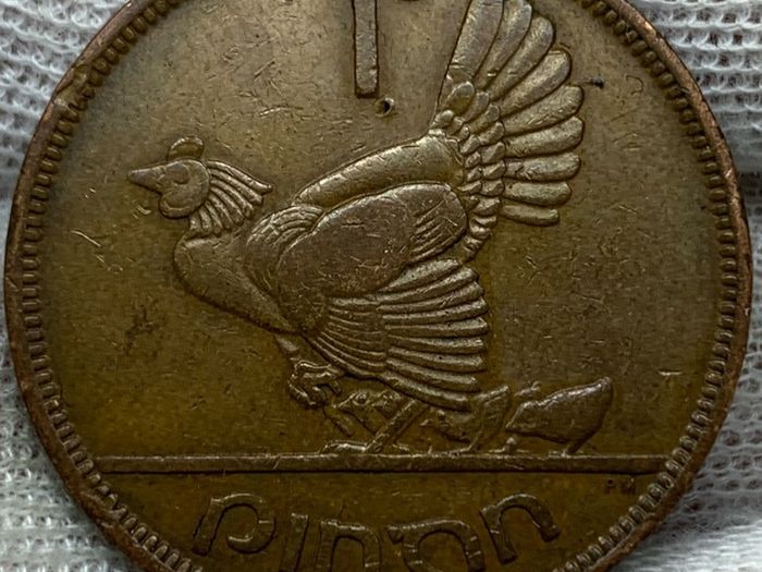 Ireland 1943 1d penny