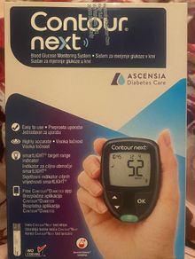 Contour next blood glucose monitoring system