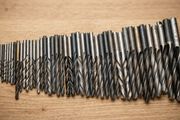Set of 51 metal-drilling bits USSR, new old stock.