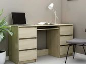 Writing Desk Sonoma Oak 140x50x77 cm Chipboard