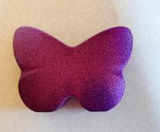 Purple Butterfly Makeup Brush Holder.