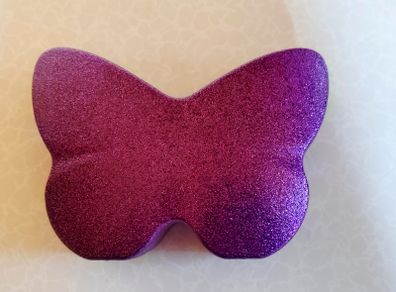Purple Butterfly Makeup Brush Holder.