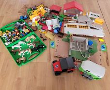 Huge box of horse and pony themed Playmobil