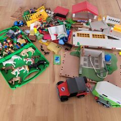 Huge box of horse and pony themed Playmobil