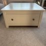 Solid Wood Off-White Coffee Table Image 2