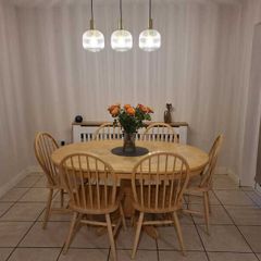 Dining table with 6 chairs