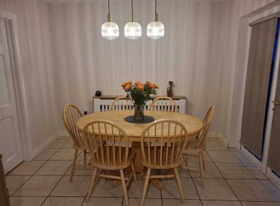 Dining table with 6 chairs