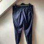 BNWOT Canali Navy Blue Wool Trousers Size EU 50 UK 34R  Louis Copeland Image 5