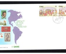 1992 Ireland Immigrants to the Americas Commemorative Stamps An Post First Day Cover (FDC)