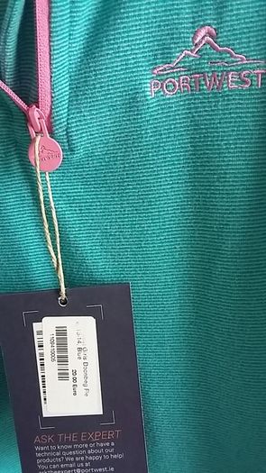 Girl Portwest fleece top - Age 13-14 - New