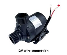 Submersible Water Pump 12V High Pressure Ultra Quiet Solar DC 24V Lift 5M 800L/H Brushless Motor Water Pumps with Brass Joints