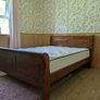 Solid Double sleigh bed with matching lockers (Mattress not included) Image 3