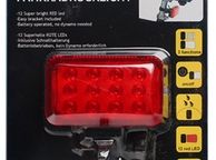 main image for ad Dunlop - Bicycle Rear Super Bright 12 LED Light Red