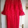 Little Mistress Red Dress Size 14/16 Image 2