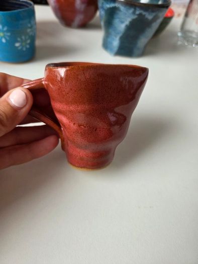 Coffee cup, artisan hand made ceramic coffee cup