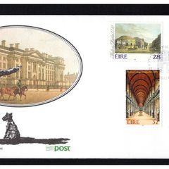 1992 Ireland Anniversaries: Bicentenary of the Publication of Maultons Views of Dublin and The 400th of the Founding of Trinity College Commemorative Stamps An Post First Day Cover (FDC)