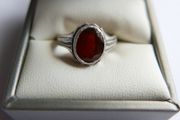 Antique Carnelian Sterling Silver Ring size N1/2 - 3,5g