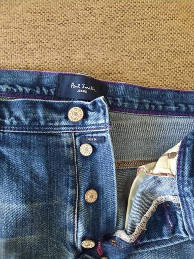 Paul Smith cotton denim jeans 34 waist and 28 leg in very good condition see last two photos for exact measurements FREE STANDARD POSTAGE INCLUDED