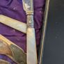 Antique EPNS Mother-of-Pearl Fish Cutlery 12 Piece Cased Set Damaged Image 4