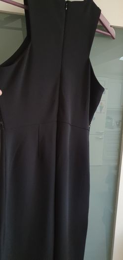 NEW LOOK black cropped leg jumpsuit Sz 10