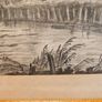 Hand Drawn Charcoal Copy of Jacob van Ruisdael  - Mill at Wijk  -  Framed ,  Glazed Image 9