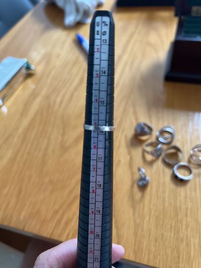 Musical Ring Box and 9 Silver Rings
