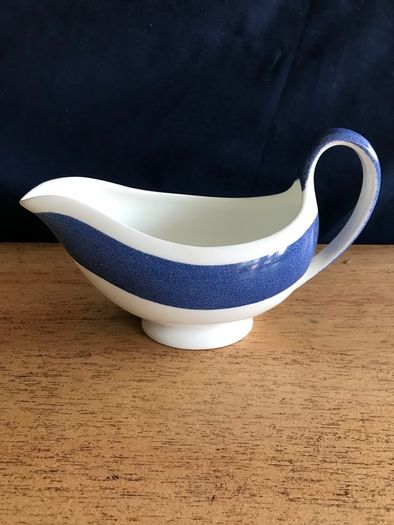 Vintage Blue and White sauce boat