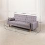 3-seater sofa bed in Brion linen (2 sofas) Image 10