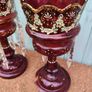 Antique Victorian Lustre Glass Image 9