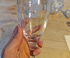 Single Waterford Crystal John Rocha "Geo" Red Wine Glass / Goblet