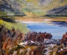 glenveagh national park watercolour