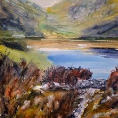 glenveagh national park watercolour