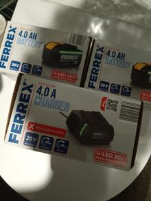 batteries and charger brand new with warranty