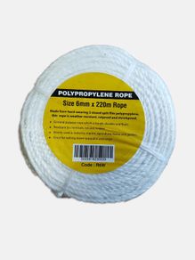General Purpose Coil Rope - 6mm/220m - White