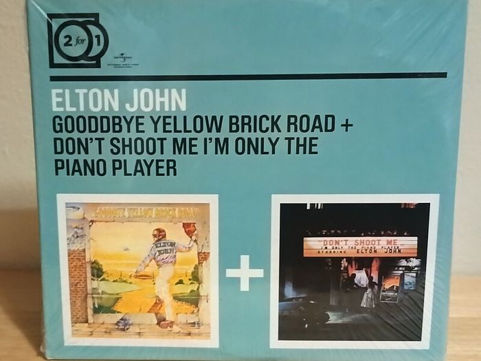 Elton John Goodbye Yellow Brick Road & Don't Shoot Me I'm Only The Piano Player CD Album