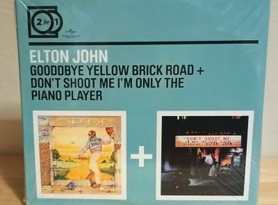 Elton John Goodbye Yellow Brick Road & Don't Shoot Me I'm Only The Piano Player CD Album